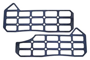 Toyota Tacoma Molle Panel - Center Console - Fishbone Offroad - FB25312 - Black textured powder coat - `16-`27